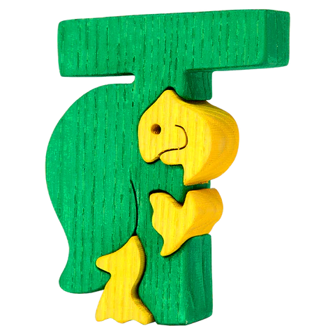 Letter T maple