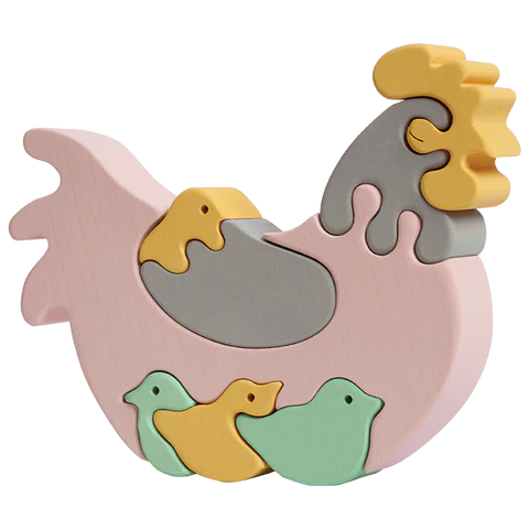 Hen Fam Pastel Puzzle