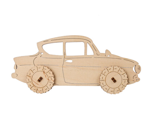 Flying Ford Anglia™ 3D Coloring model