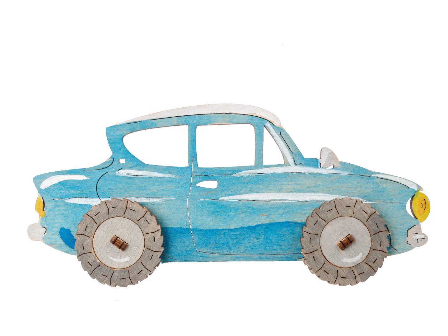 Flying Ford Anglia™ 3D Coloring model