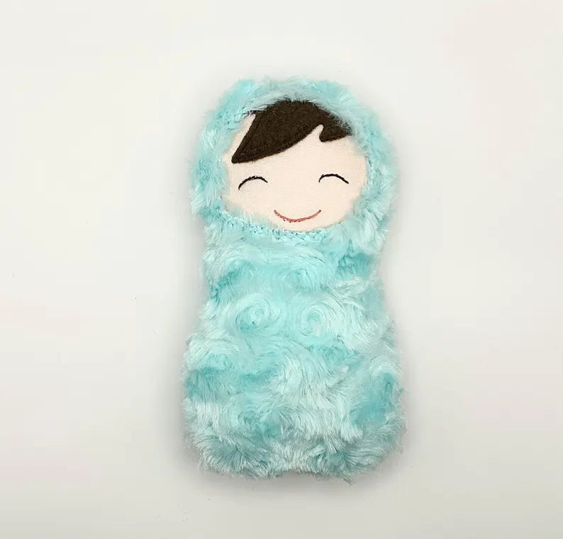 Blue Mini Doll