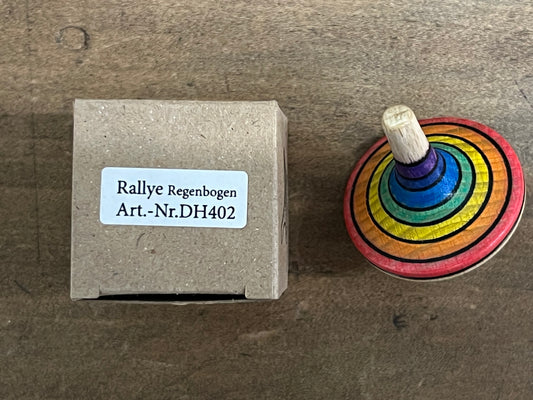 Large Rainbow Spinning Top