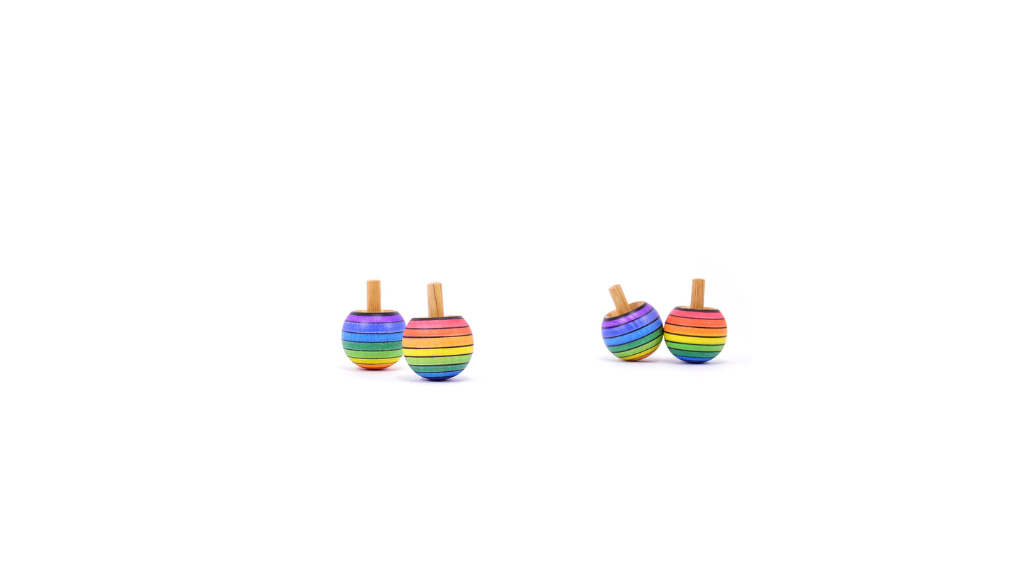 Rainbow spinning top