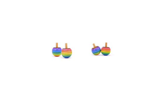 Rainbow spinning top