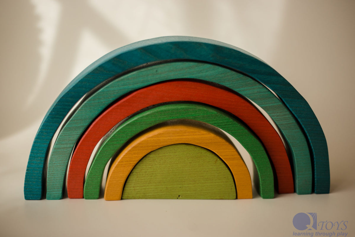 Large Color Rainbow Block Set