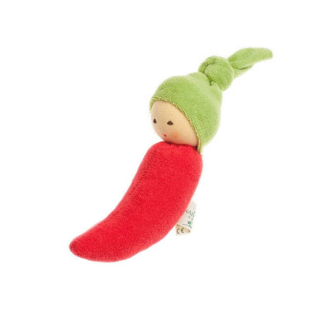 Chili Pepper Rattle Doll