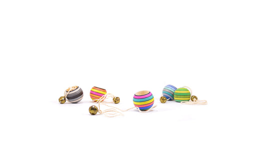 Pocket bilboquet -fire,ice, grass, lilac,
