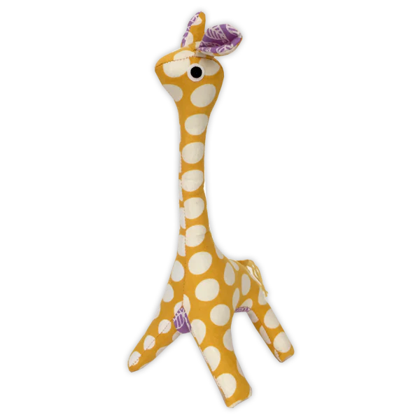 Yellow Patchwork Baby Giraffe