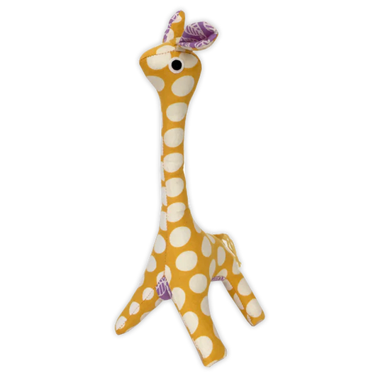 Yellow Patchwork Baby Giraffe