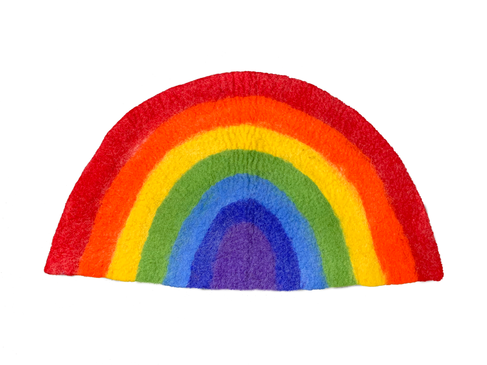 Half Moon Rainbow Mat