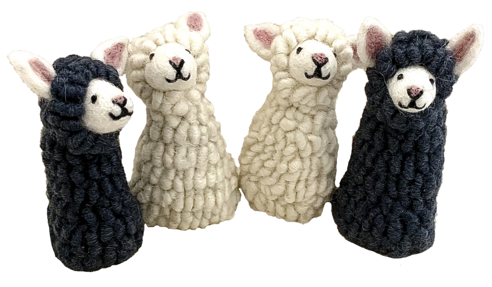 Sheep Finger Puppets/4pc