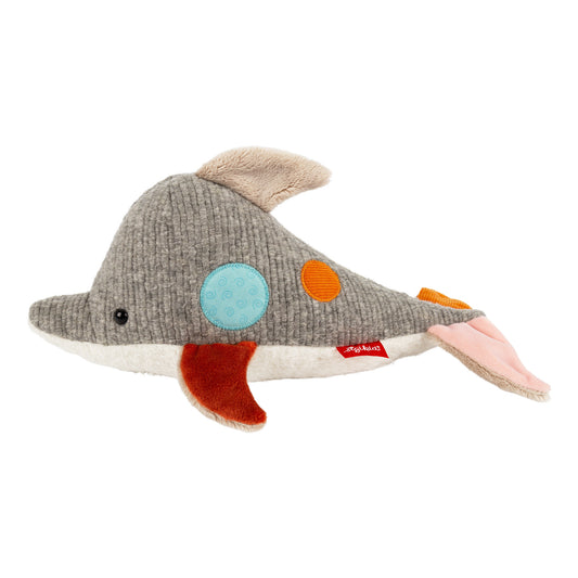 Patchwork Dolphin Plush Toy