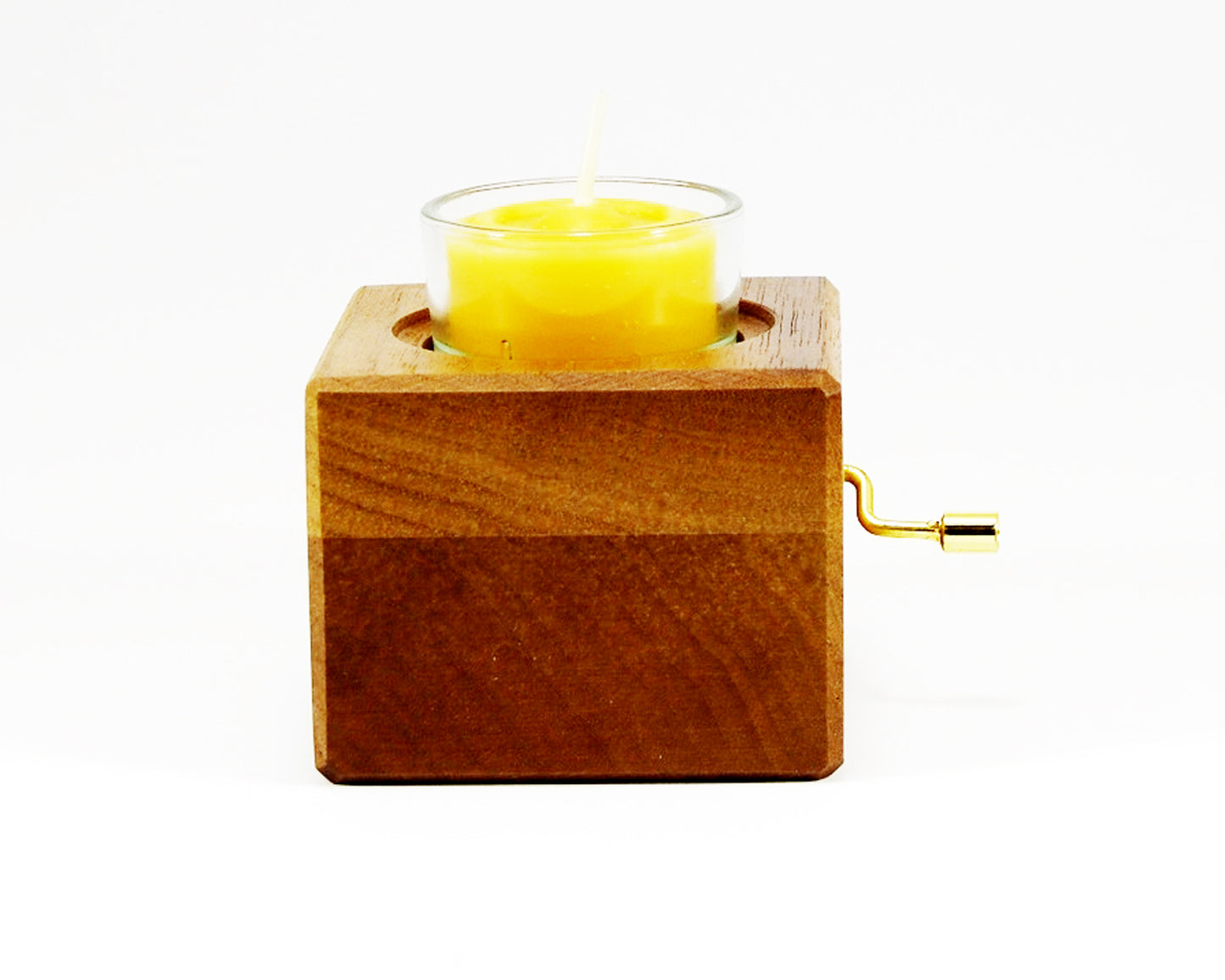 Silent Night Musical Box with Tealight M123 O Tannenbaum