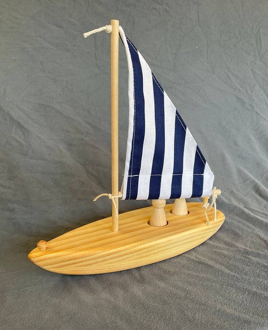 SAIL BOAT-Blue/Wh Sail