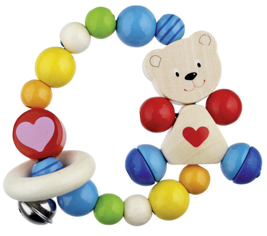 Grasping Toy elastic heart bear
