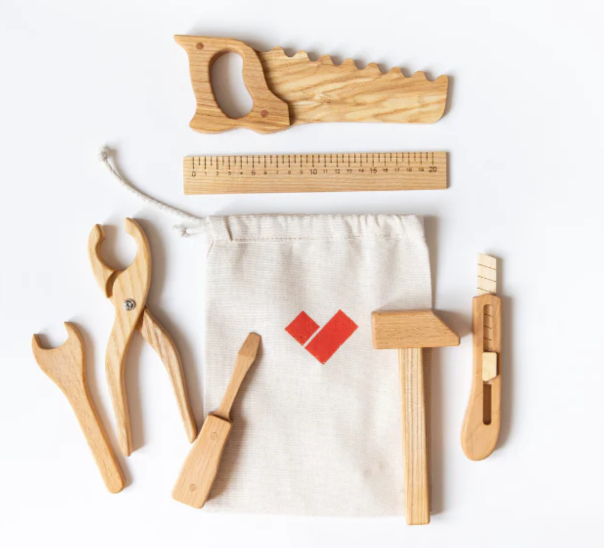 Wooden Tool Kit for Toddlers