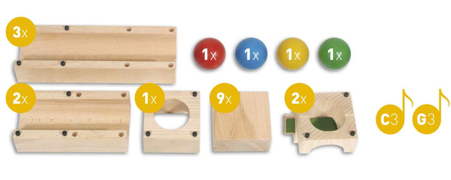 Xyloba Junior Mini, 17 components