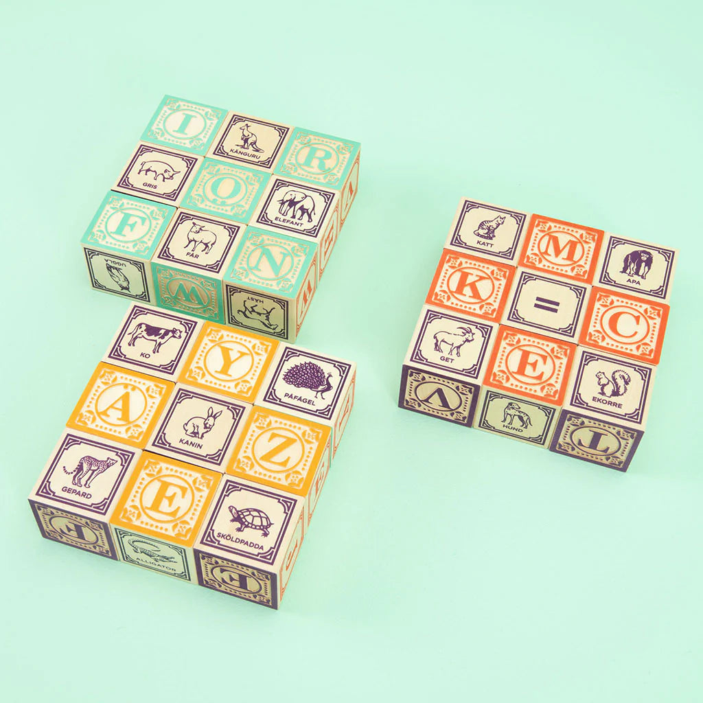 Swedish ABC Blocks