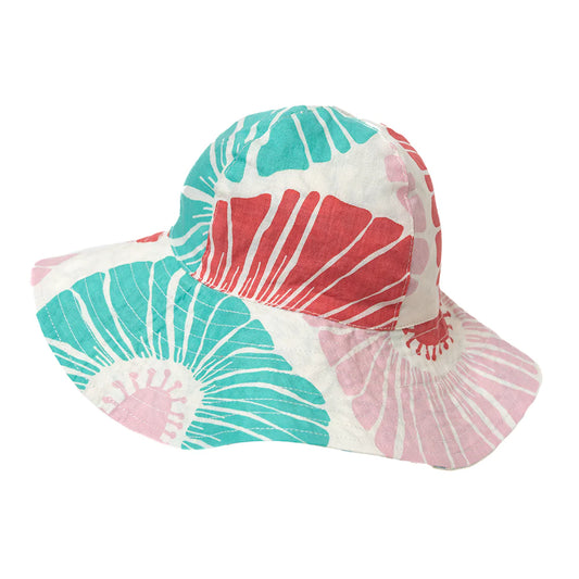 Bubblegum Flowers Sun Hat