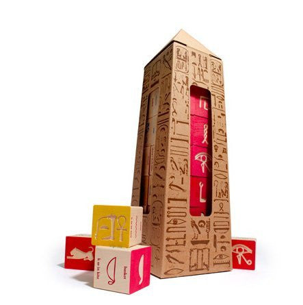 Uncle Goose Egyptian Hieroglyphic Blocks