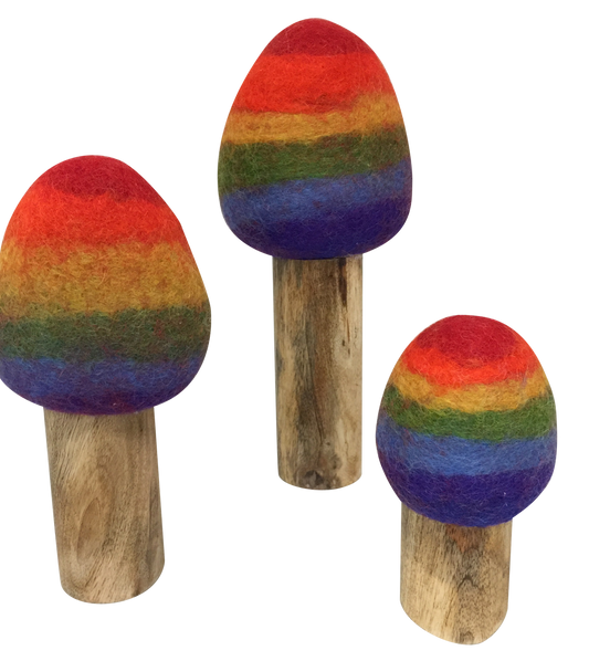 Rainbow Trees/3pc