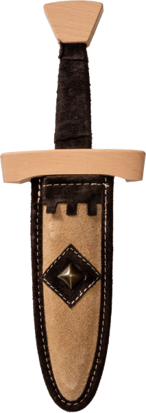 dagger drk brwn w/ sheath