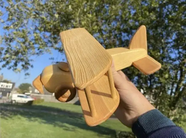 Telleby Wooden Toy Airplane