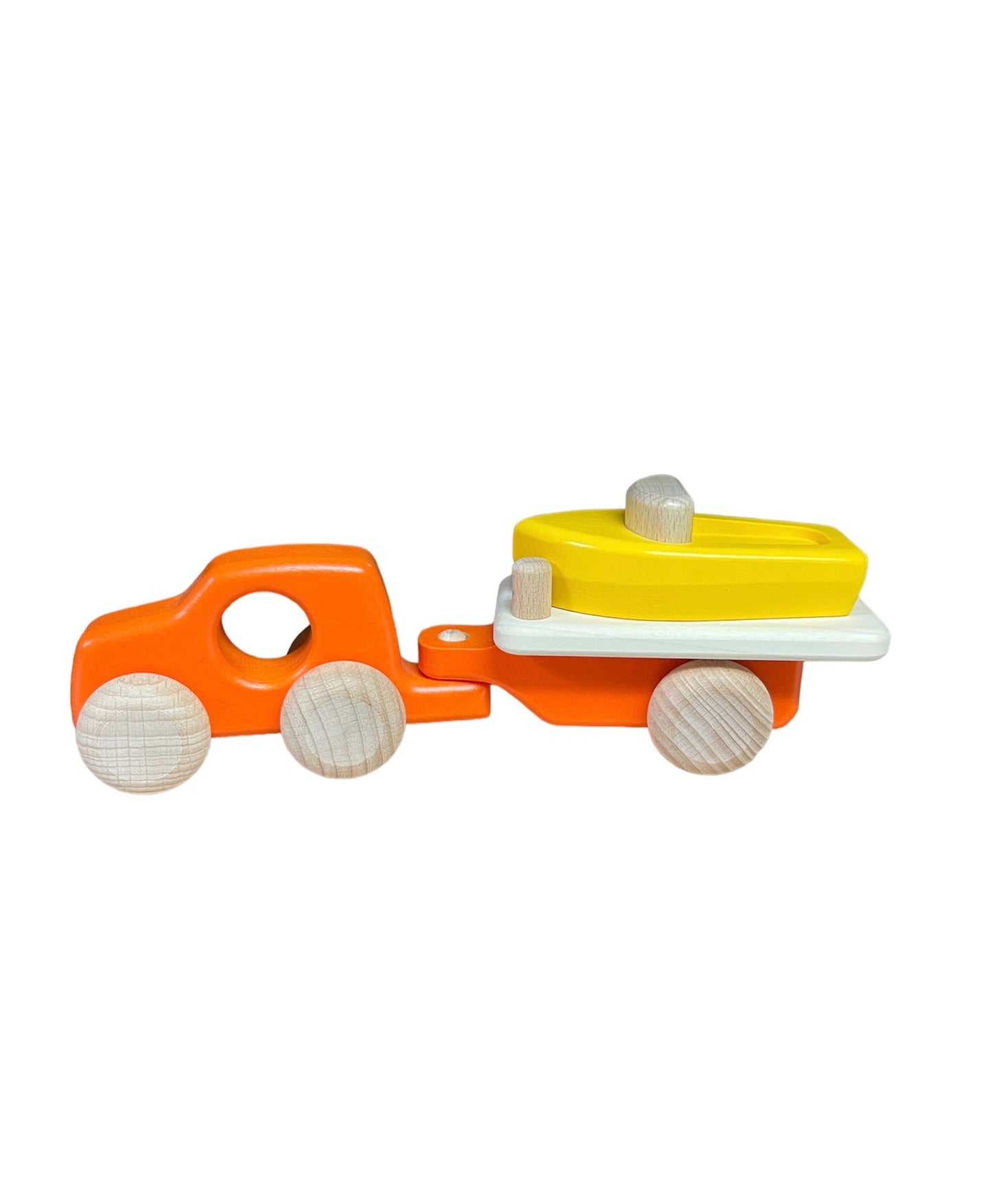 Car with boat