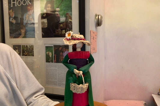 Flower Maiden - green-purple