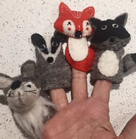 Woodland Finger Puppets/1pc