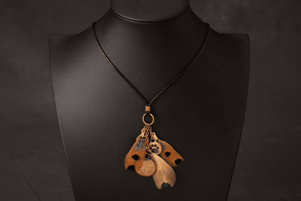 Kapoeta Feather Necklace Denis Mathews Paws