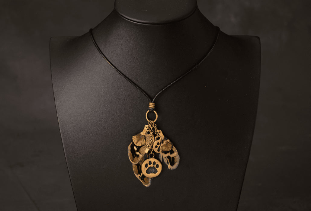Kapoeta Feather Necklace Denis Mathews Paws