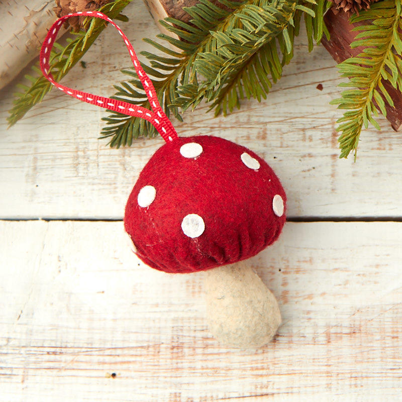 mushroom ornament