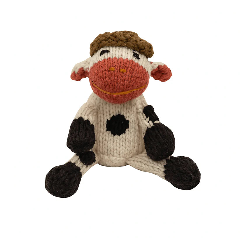 Toy Wool Knit Organic Buddy | Willa the Cow
