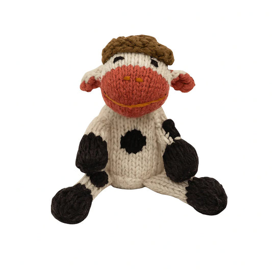 Toy Wool Knit Organic Buddy | Willa the Cow