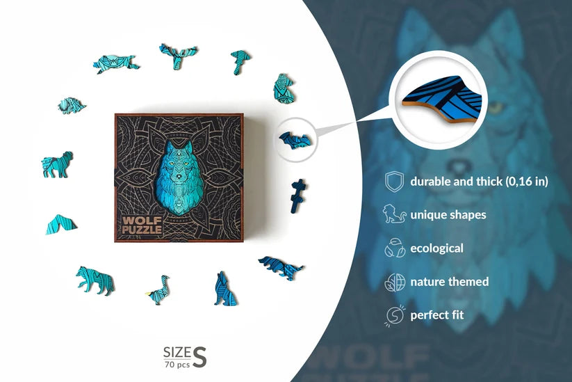Wolf 70 pcs