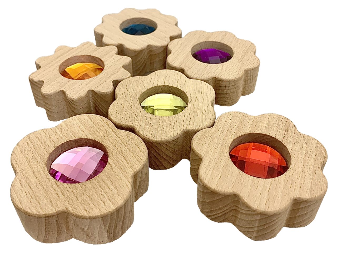 Gem Flowers/6pc