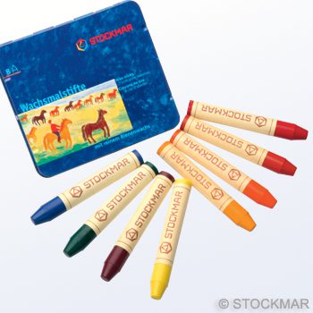 Wax Crayons 8 asst. waldorf