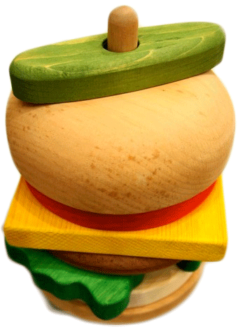 Hamburger Stacking Toy