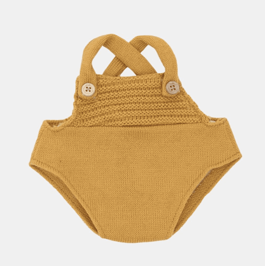 Dinkum Doll Romper Mustard
