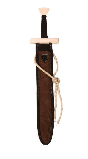 WS126 Swordset sheath leather darkbrown