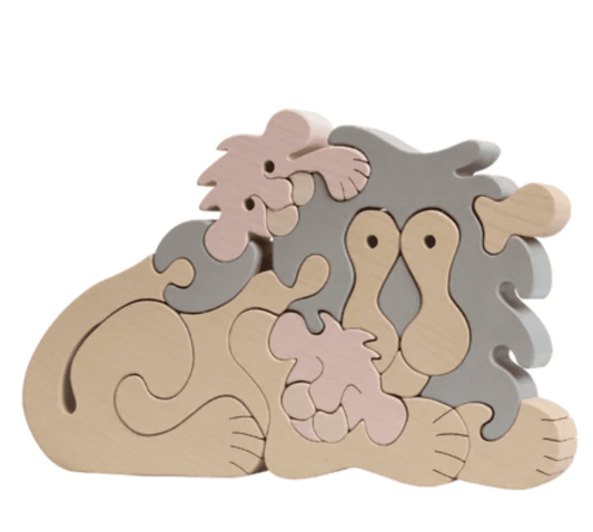 Lion Pastel Puzzle