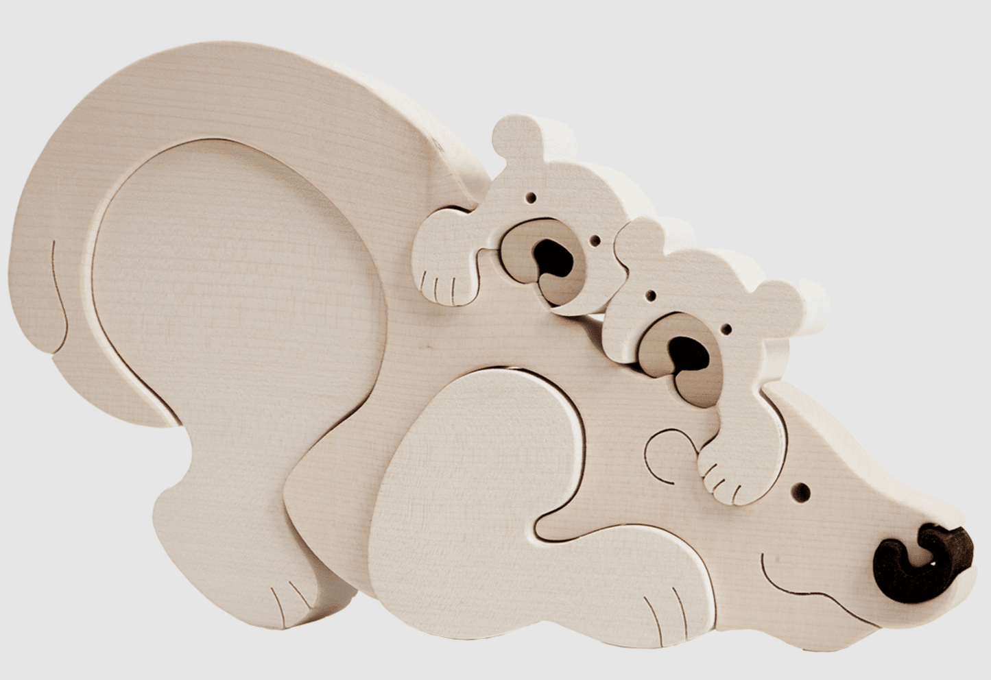 Polar Bear Family Puzzle