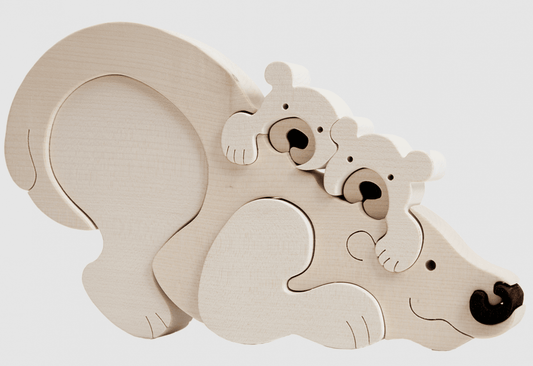 Polar Bear Family Puzzle