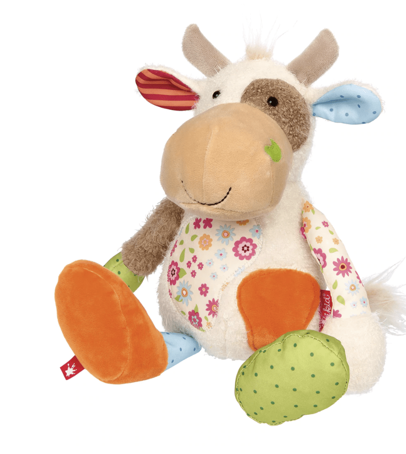Patchwork Cow Plush Toy