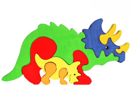 Triceratops Family Puzzle
