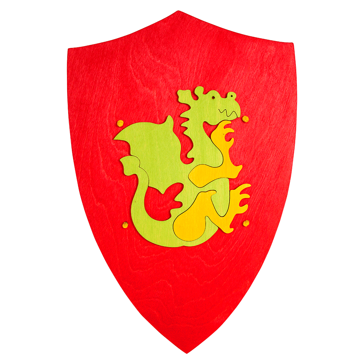 Shield Red w/Dragon