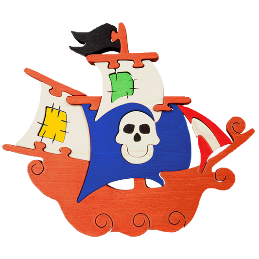 Brigantine pirate ship puzzle