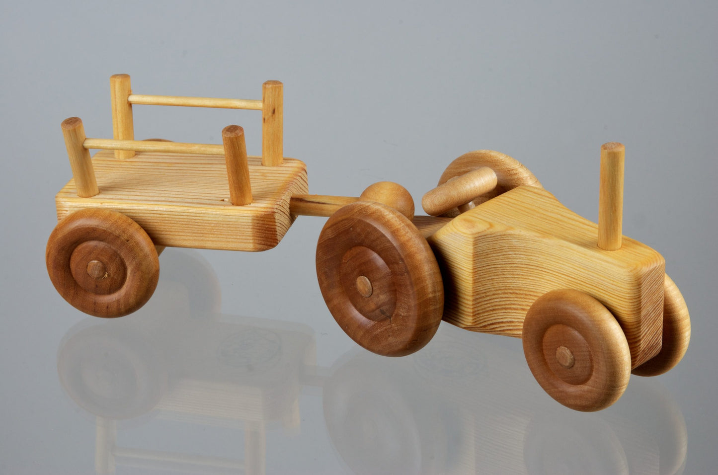 Small Tractor with Cart