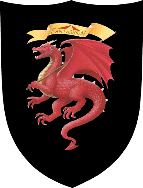 F03 red dragon black shield